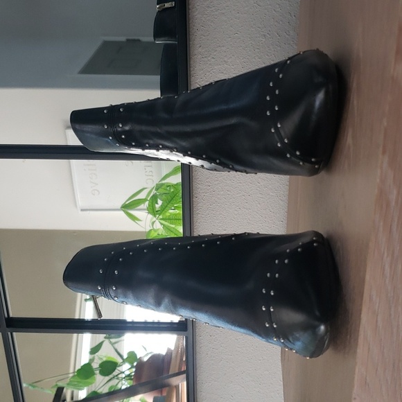 Calvin Klein Studded Grazia Ankle Boots - Picture 2 of 11